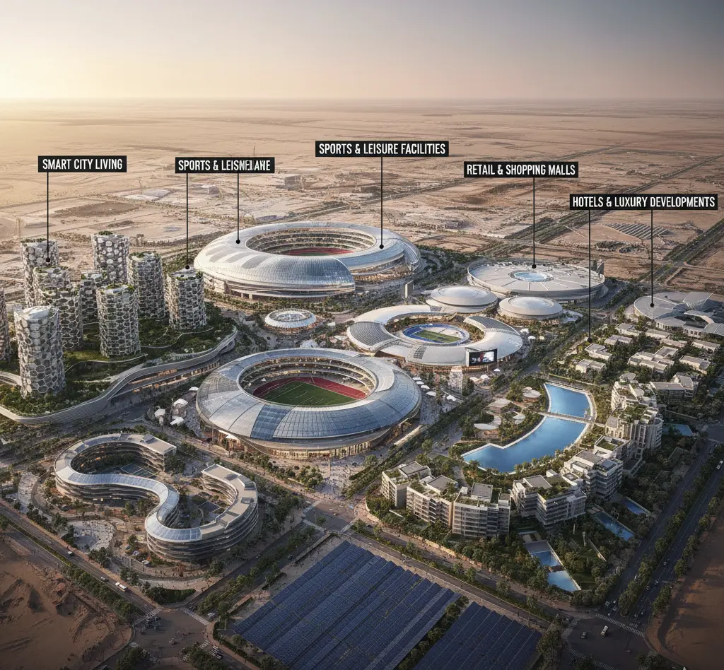 ETFE Membrane Structures Saudi | Ecoshell Arabia -Tensile Architecture